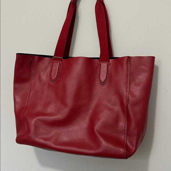 Coach Derby Red Leather Tote Bag - Picture 5 of 8